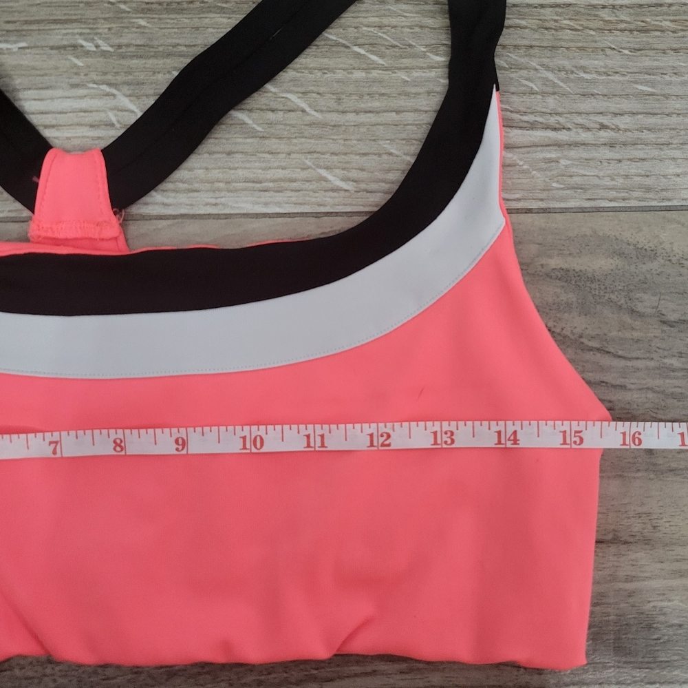 Set of 2 Love & Sports Sophia Colorband Compression Sports Bras Women's L 12-14 - Picture 5 of 7